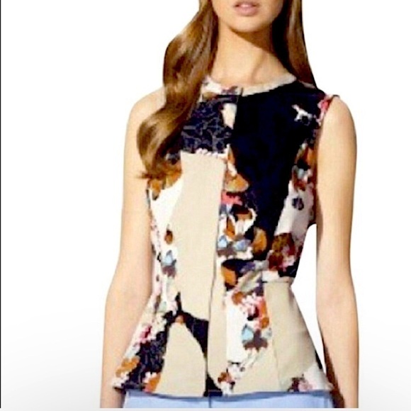 3.1 Philip Lim for Target floral peplum top - Picture 1 of 6